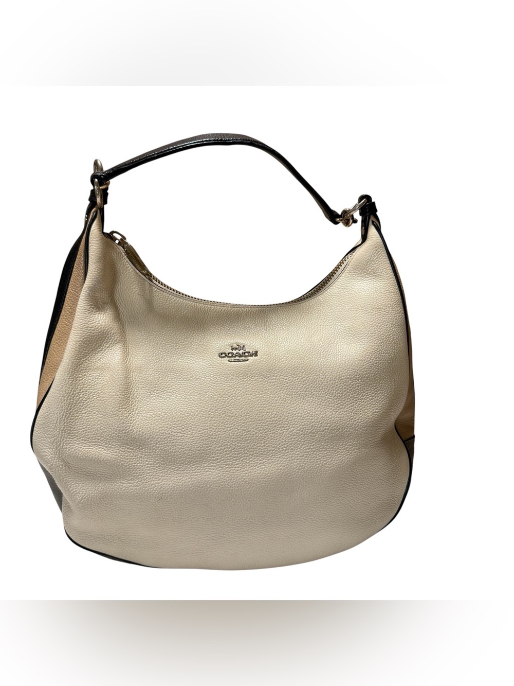 Coach leather shoulder bag